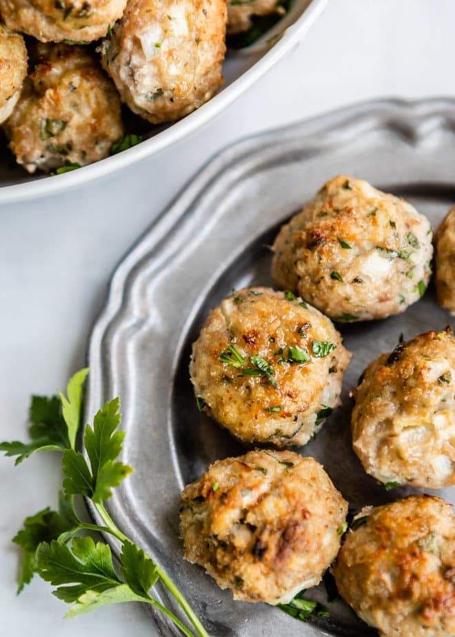 These turkey meatballs are healthier than beef. They are lean and packed with flavor. Inside, they are incredibly moist and juicy.