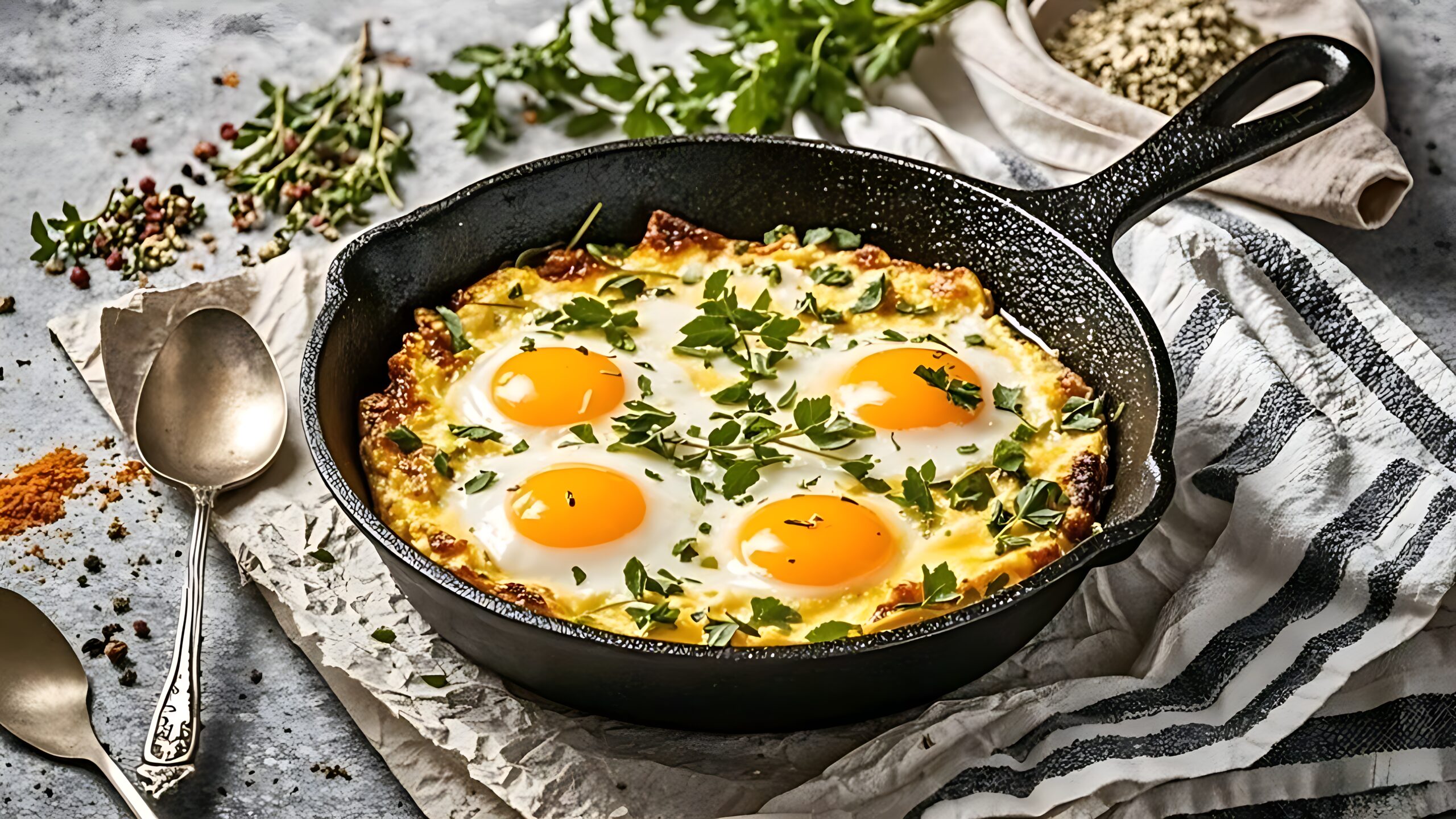 Italian Egg Bake: A Low-Carb Breakfast Delight