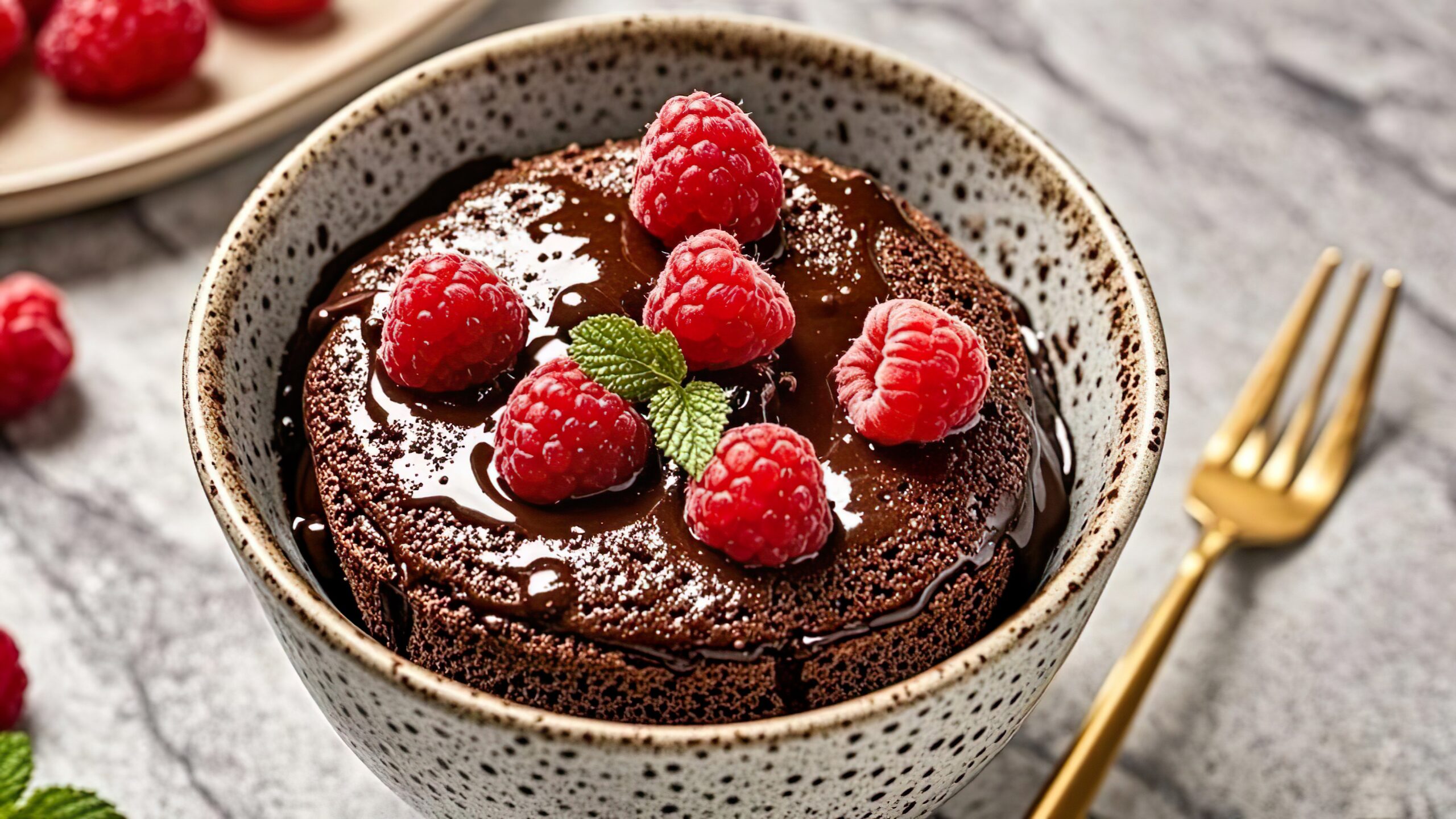 single-serve chocolate mug cake