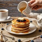 Shake up your pancake routine this week by adding whole wheat cornmeal pancakes to your breakfast menu! These pancakes are easy to prepare, wholesome, and make for excellent meal prep.