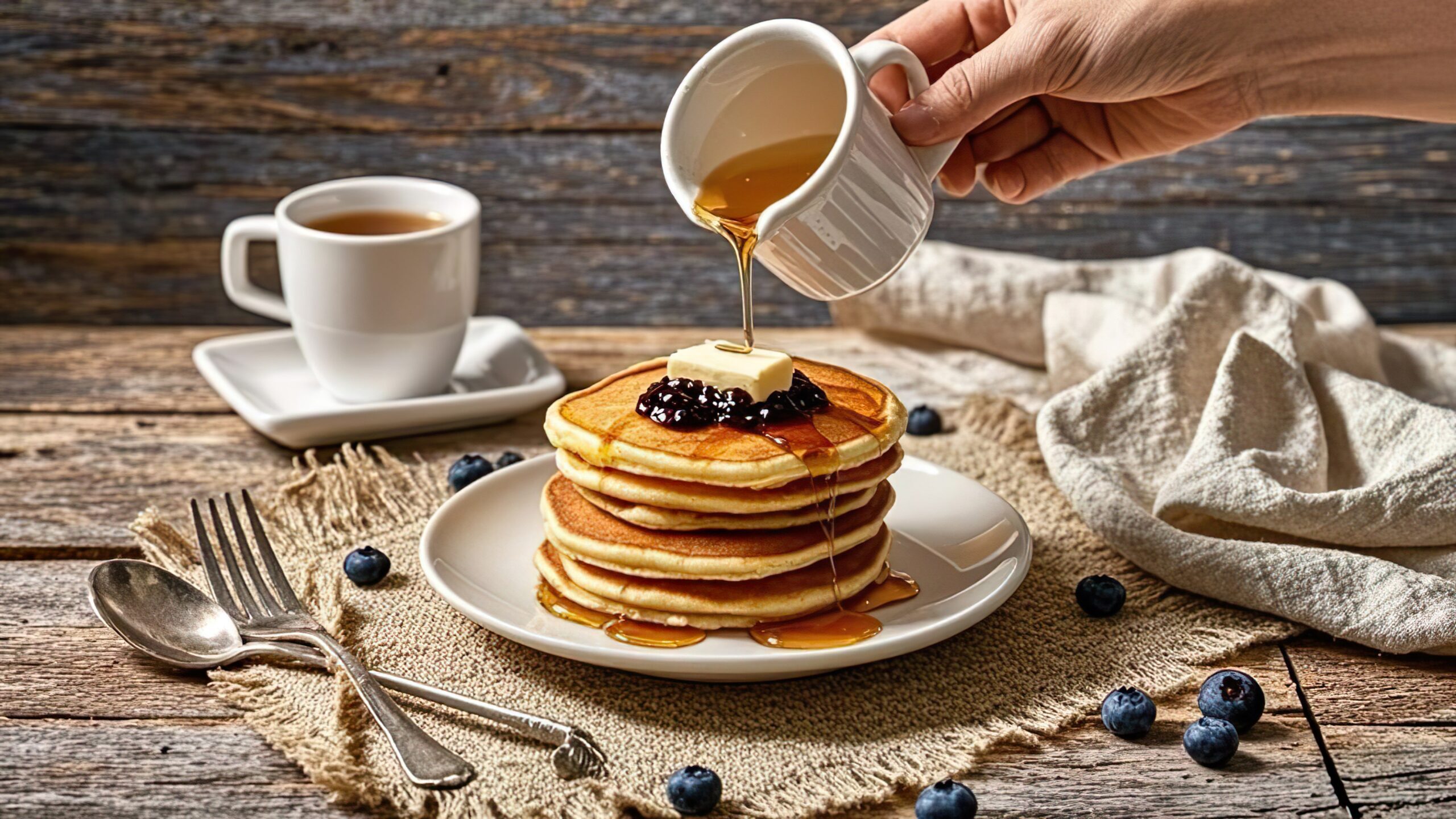 Shake up your pancake routine this week by adding whole wheat cornmeal pancakes to your breakfast menu! These pancakes are easy to prepare, wholesome, and make for excellent meal prep.